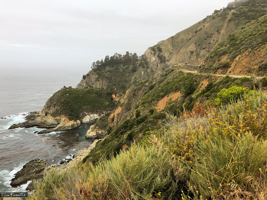 Hazy Coastal Highway 1